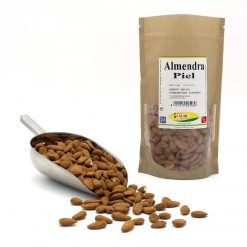 Almendra Cruda con Piel - Bolsa 400 gr
